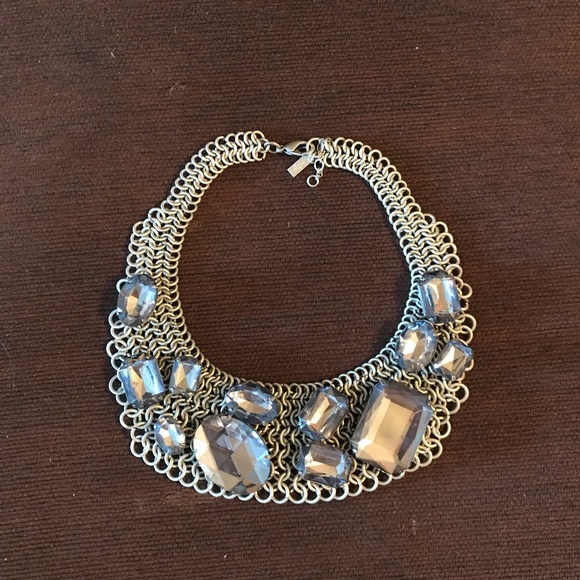 Jessica Simpson Crystal Bib Necklace - Picture 5 of 8